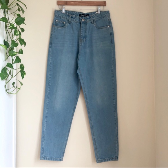 100 cotton mom jeans